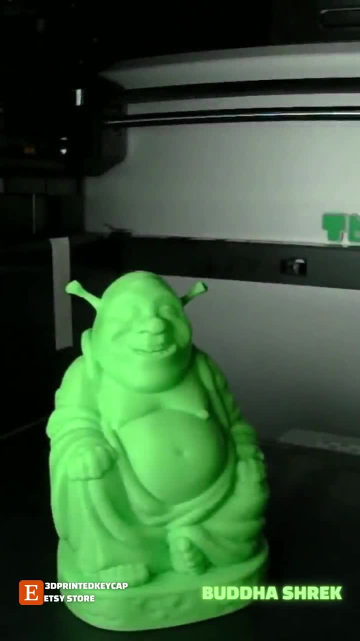 ブッダシュレック | 3Dプリント | 3Dプリント | TikTok像 | 面白い