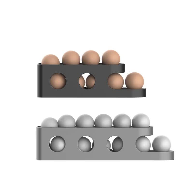 Pojemnik na jajka 3D, dozownik na jajka w 2 rozmiarach, pojemnik na jajka, nowoczesny – minimalistyczny – funkcjonalny pojemnik, plik STL 3D do pobrania w wersji cyfrowej video poster
