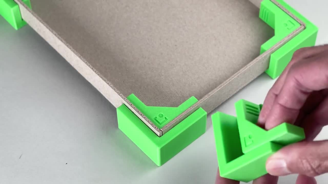 3D Magnetic Corner Clamps for Box Making & Bookbinding | Precision