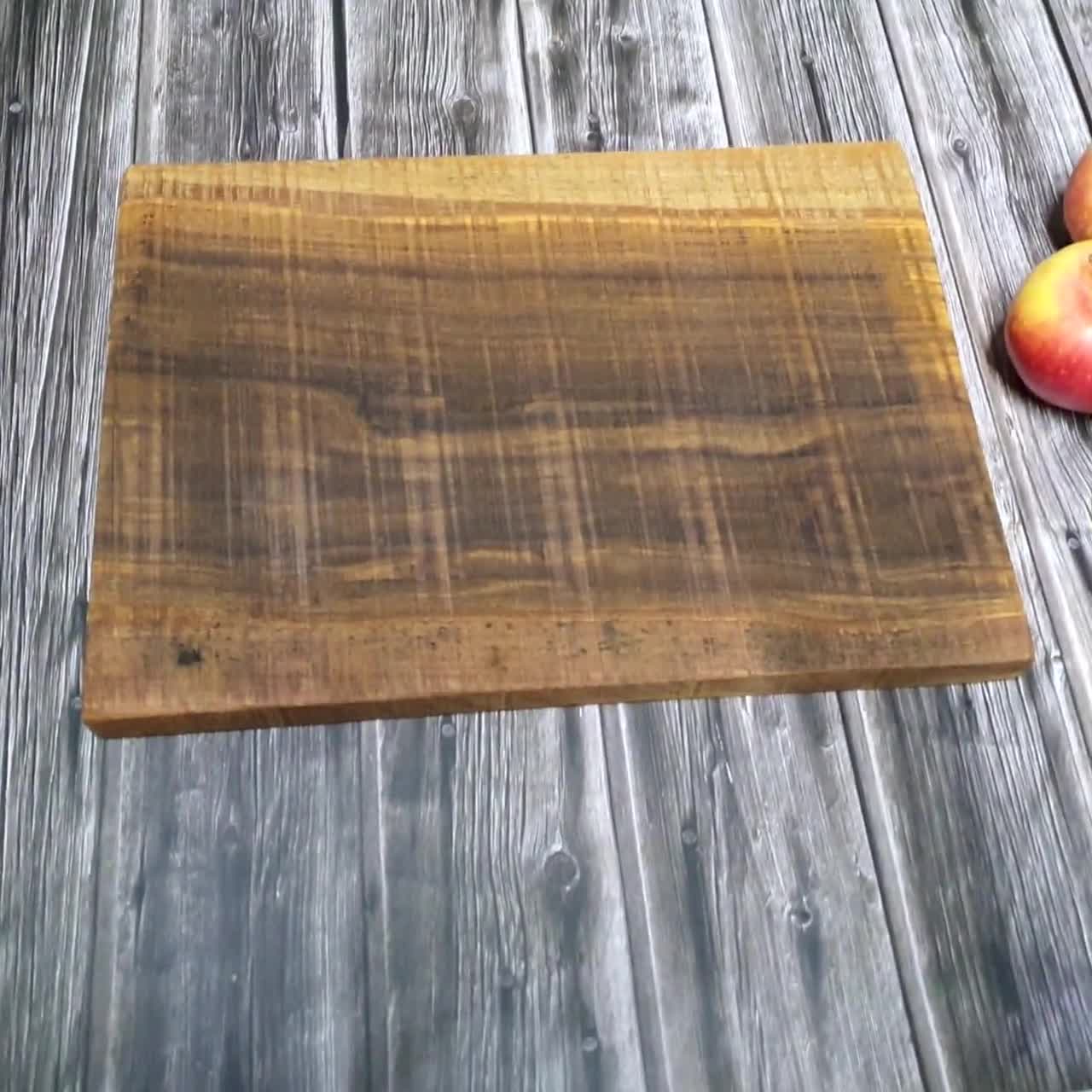 Darido Tabla Cortar De Madera De Olivo Natural Reversible - Hecho A Mano -  Pequeño (30 x 20