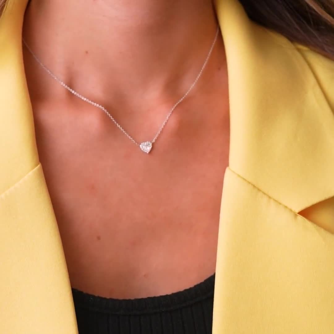 Petit Star - 18kt Rose Gold Three Diamond Necklace – Fine Jewels Australia