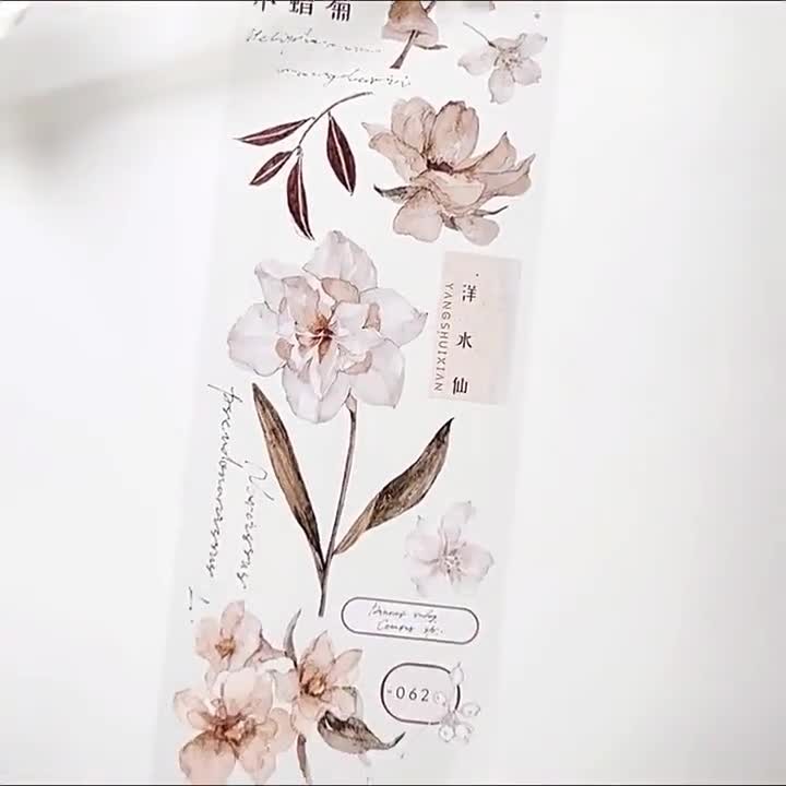 Freckles Tea Vol.3 Tea Brown Flower Floral High-quality Hand