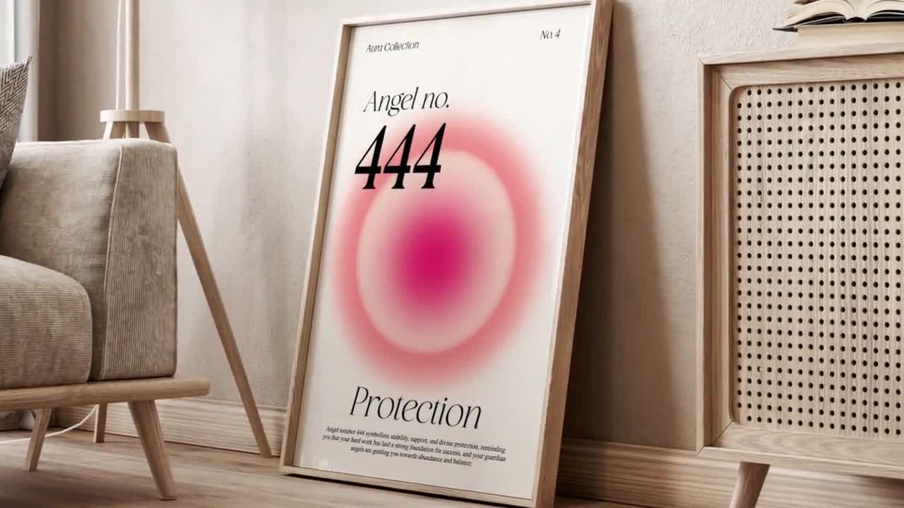 444 Angel Numbers Print, 444 Protection, 111 222 333 444 555, Numerology  Art, 444 Angel Number Poster, Angel Number Meaning 123 Angel Number - Etsy