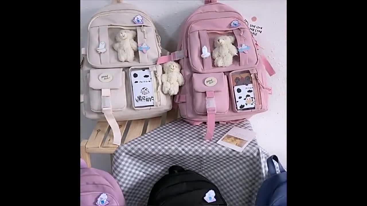 Comprar Mochila Kawaii, Mochila escolar para niñas, Bolso Kawaii De Gran  Capacidad Con Pin Kawaii Y Lindo Accesorio