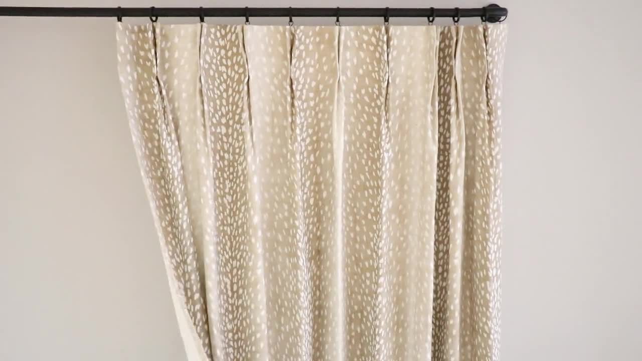 Custom Drapery flamestitch Trim for Curtains, 2 3/8 Curtain Trim