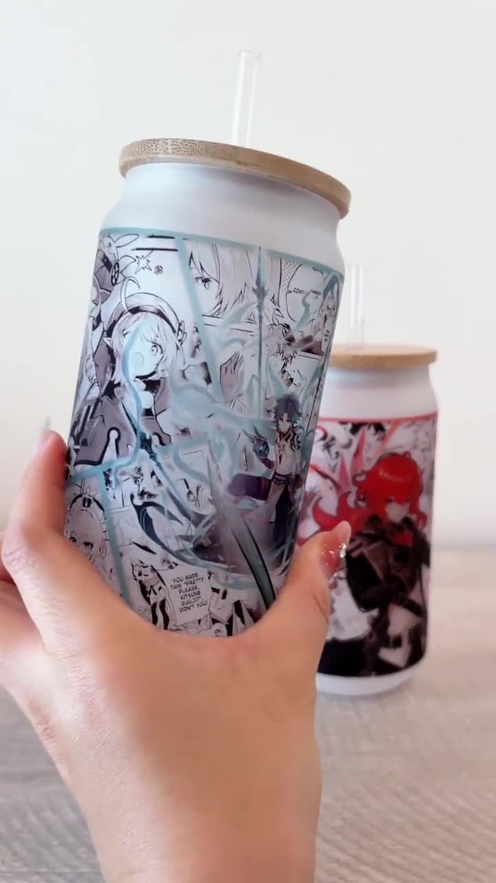 Genshin Game Anime Cup Wrap, Ready to Use Glass Cup Wrap. – SakuratopiaAnime