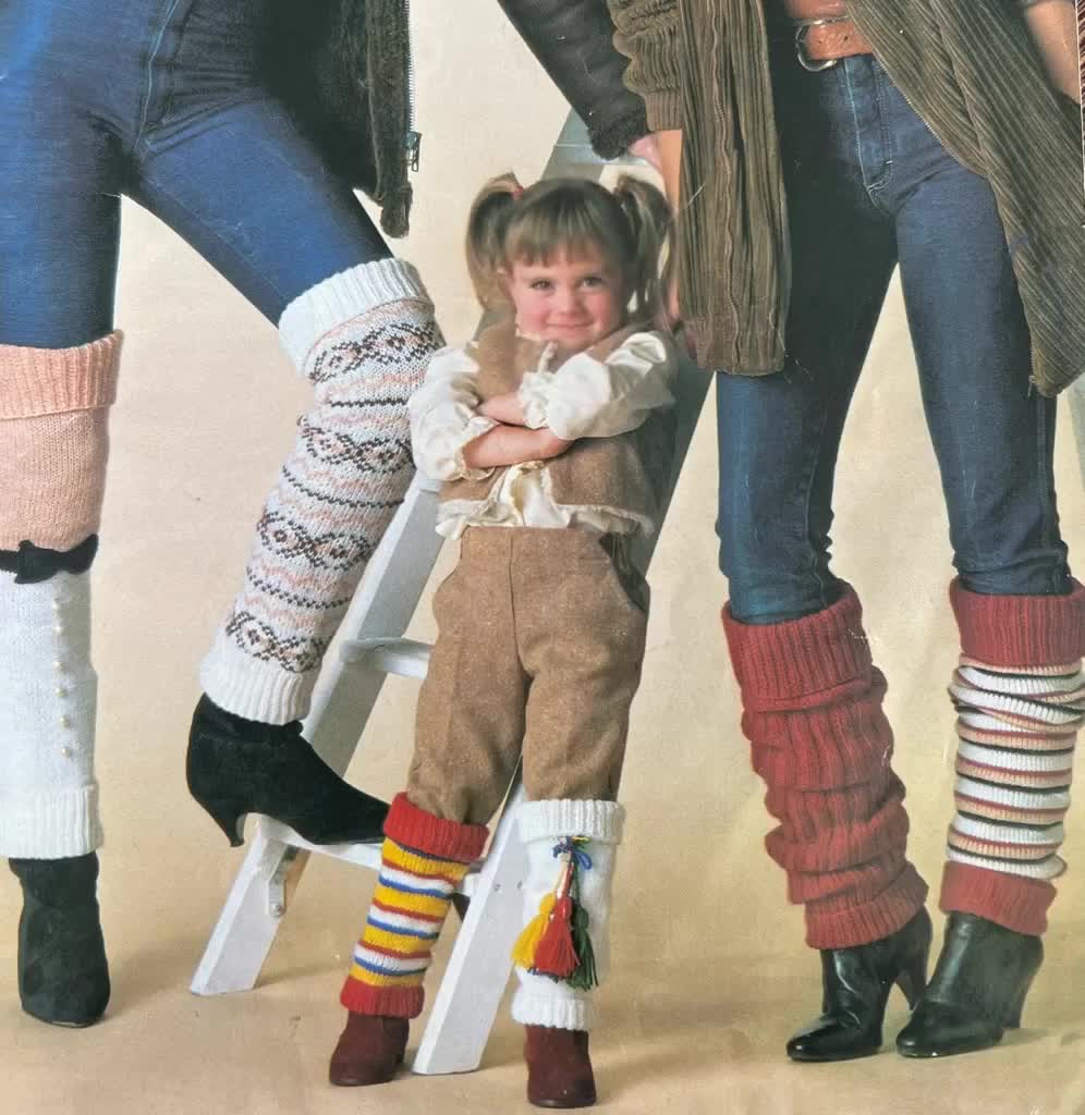 Ultimate 1980s Legwarmers Knitting Pattern Knitted Legwarmer PDF 