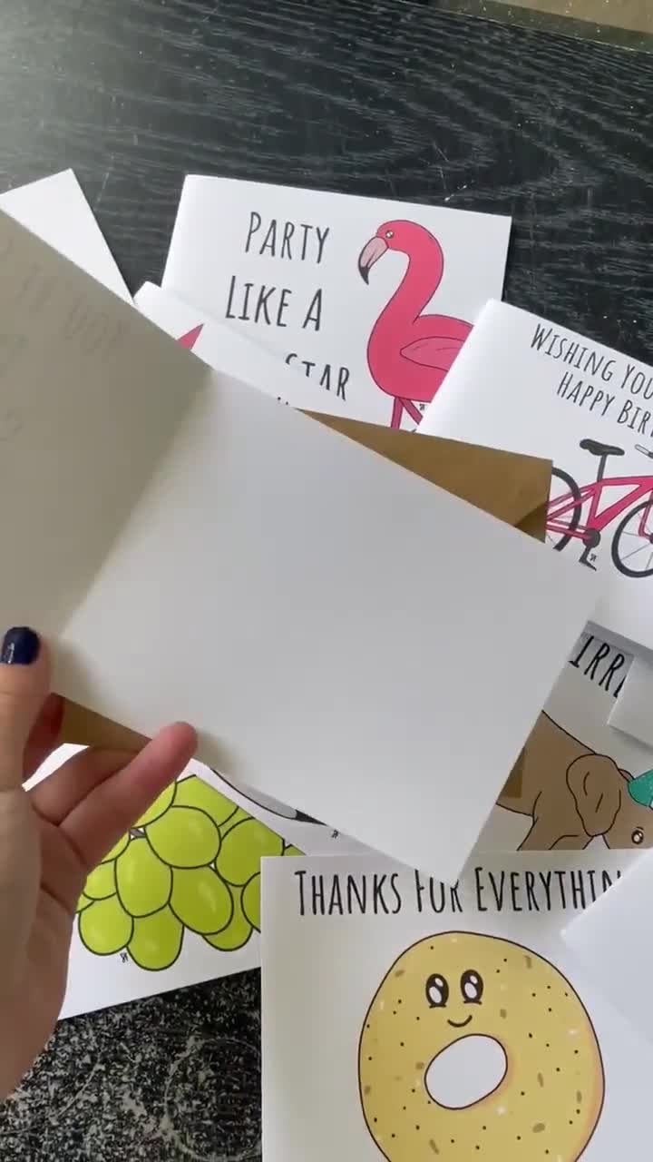 Feliz Día de San Valentín Tarjeta Beeotch / Tarjeta de felicitación hecha a mano / Juegos de palabras con animales / BFF / Aniversario de amor / Día de San Valentín / Vday / San Valentín video poster