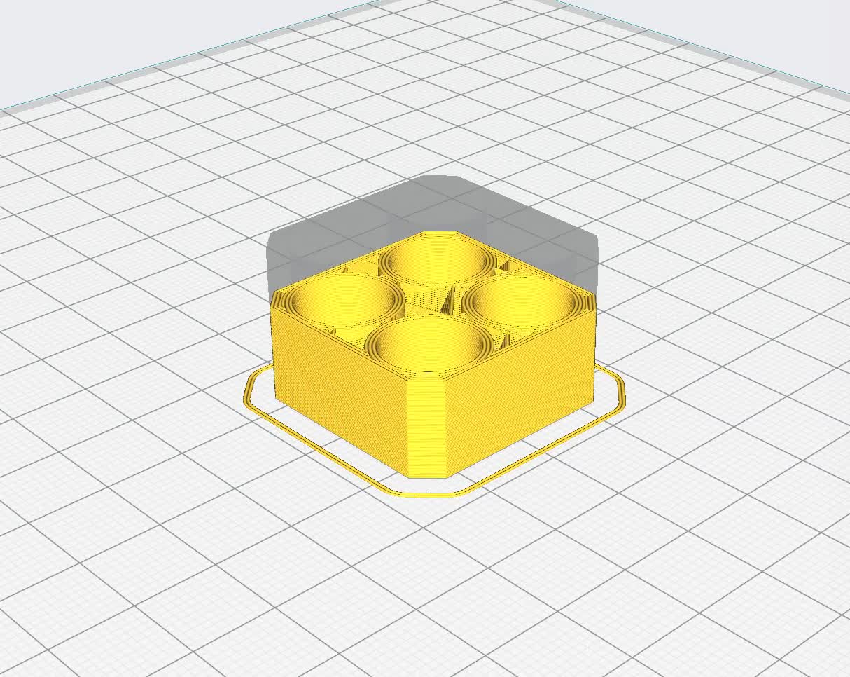 510 Cartridge Holder With Eight Spaces and Storage 