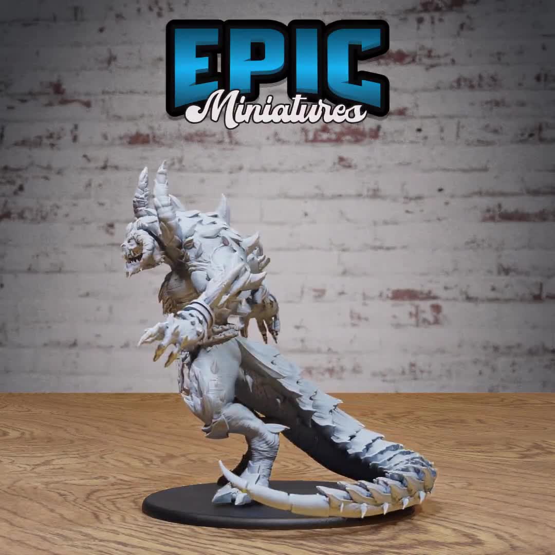 Arch-Devil Diablo Miniature | Epic Miniatures | Hell's Wrath | 3d Printed | 4k Resin | DnD | Tabletop | RPG | Fantasy | Gamer Gift video poster