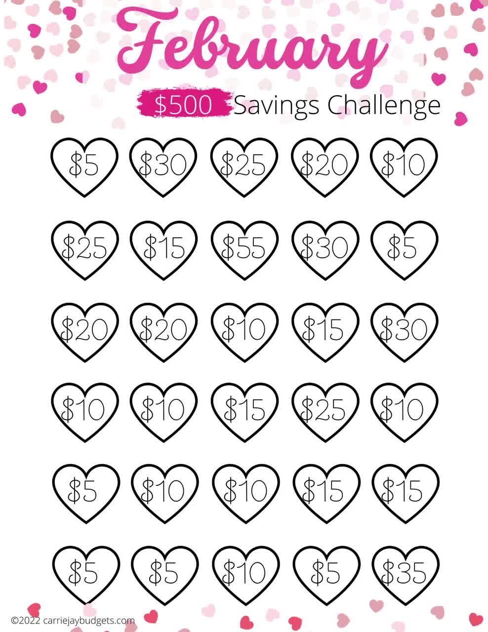 February Budget Challenge - Hassle Free Savings