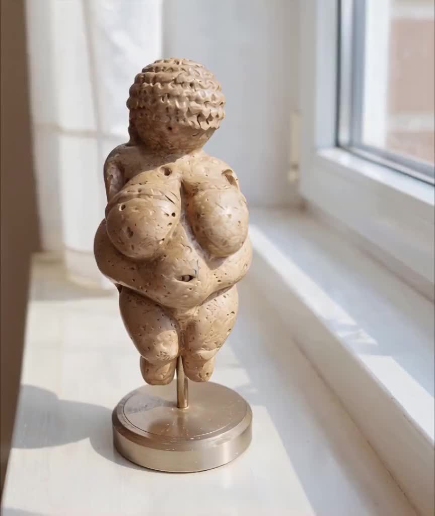 ヴィレンドルフのヴィーナスのレプリカ - 旧石器時代の豊穣の女神像