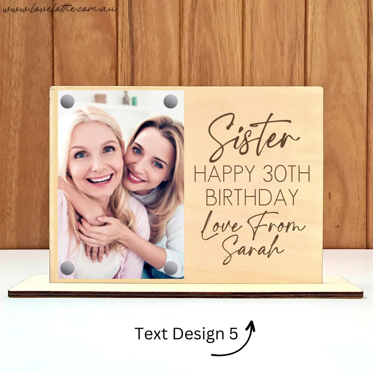 Dear Sister Thanks For Being My Sister - Gift For Sisters - Personaliz -  Wander Prints™