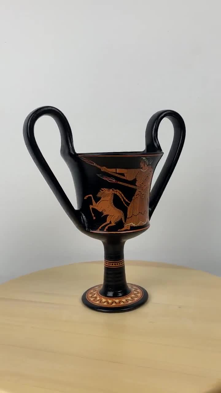 ギリシャ製　アテネ博物館古代壺のレプリカ ギリシャ製 アテネ博物館古代壺のレプリカ