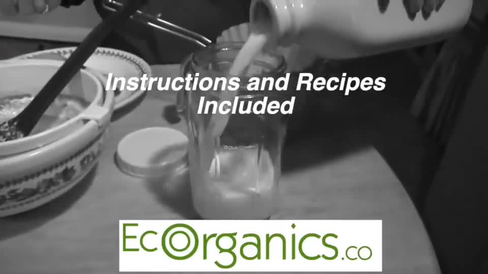 1/2 teaspoon - Organic Live Kefir Grains: Probiotic Yogurt Starter (E-Instructions) video poster