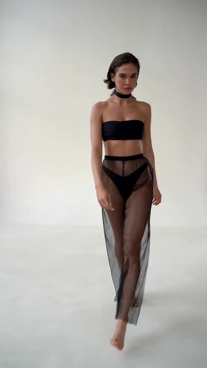 Unisex Mesh Pants, Man Dancewear, Sexy Transparent Pants, Woman