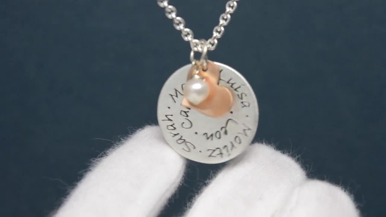 Collana Con Ciondolo Cuore Rosa In Argento 925 E Cristallo - Incisione "I Love You" - Gioiello Regalo Per Mamma, Nonna, Moglie O Fidanzata