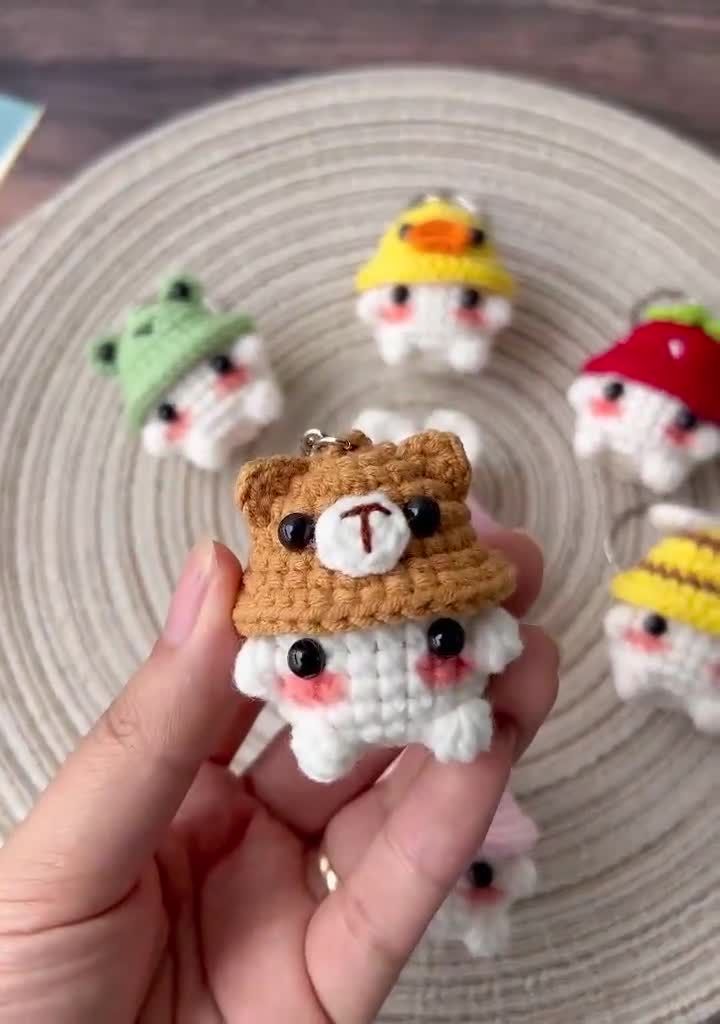 レア　不思議系かわいい　ウサミミ　きのこ　マスコットキーホルダー il_fullxfull.7319162912_3dvy.jpg