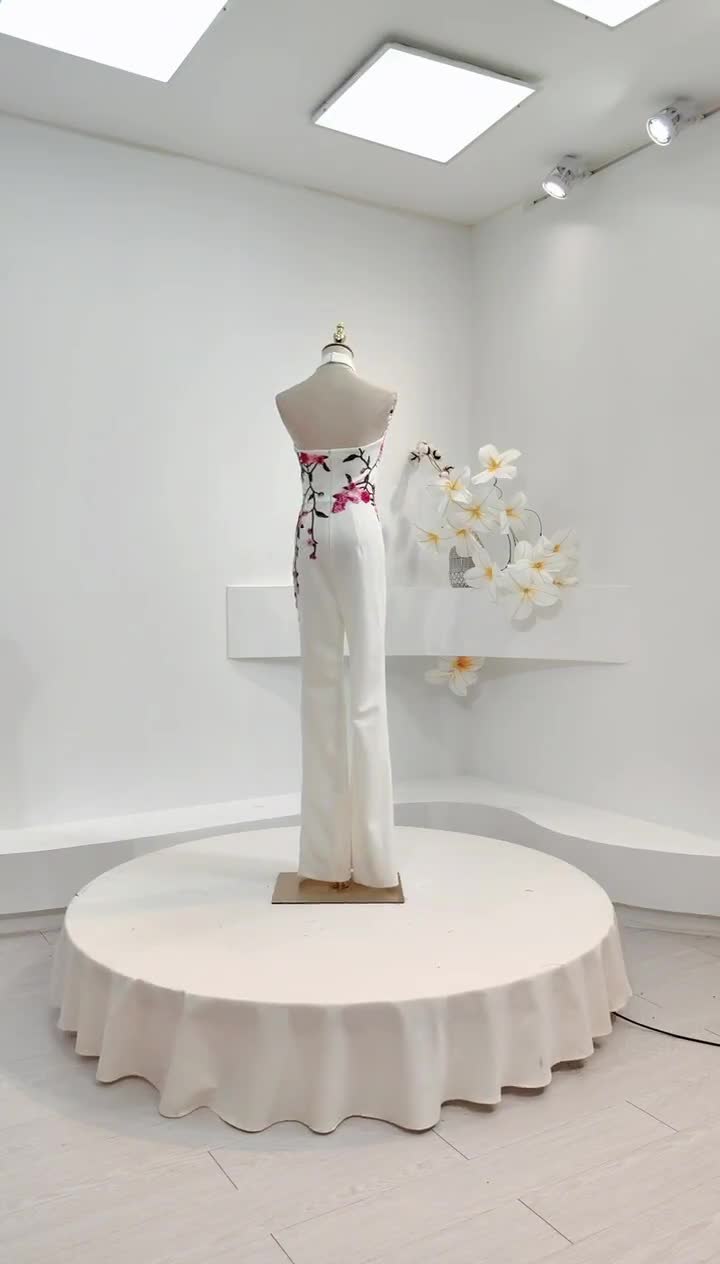 パーティードレス GANISONG Chouchou sleeveless dress white Chi Chi Girls アシンメトリーチュールサテンドレス 3-7歳