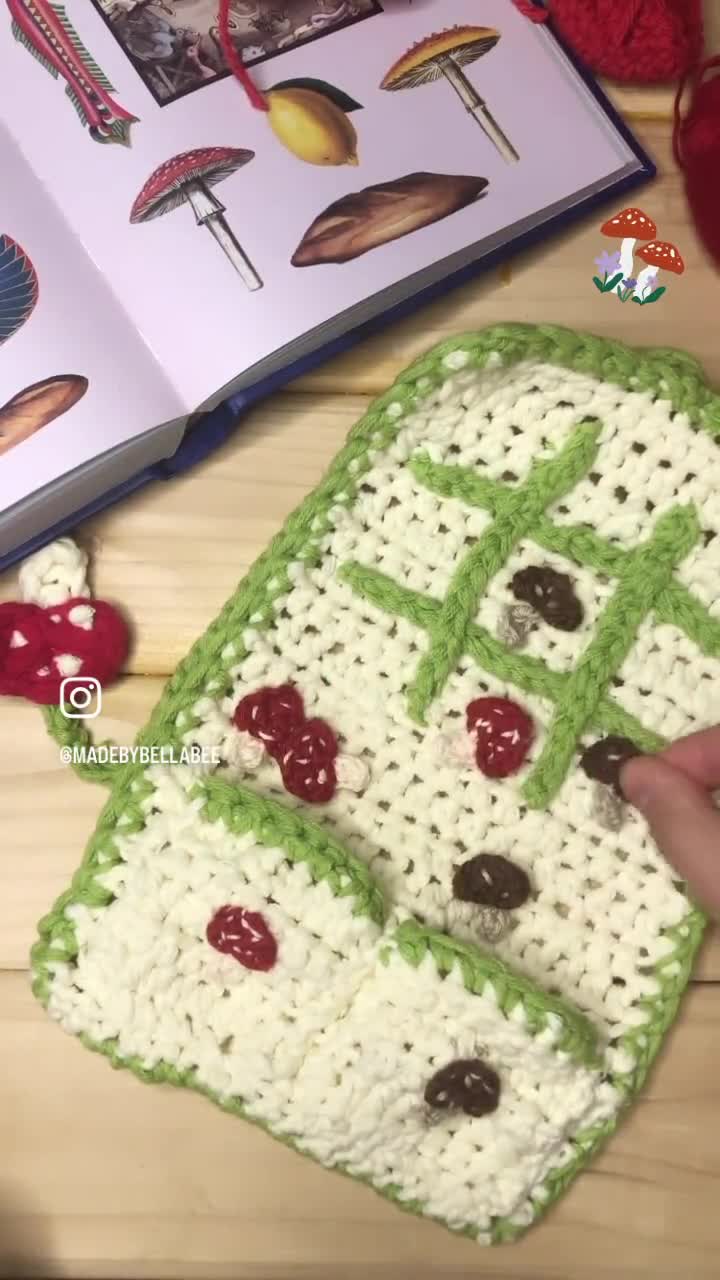 Mushroom Tic-Tac-Toe Portable Game Set CROCHET PATTERN PDF Download video poster