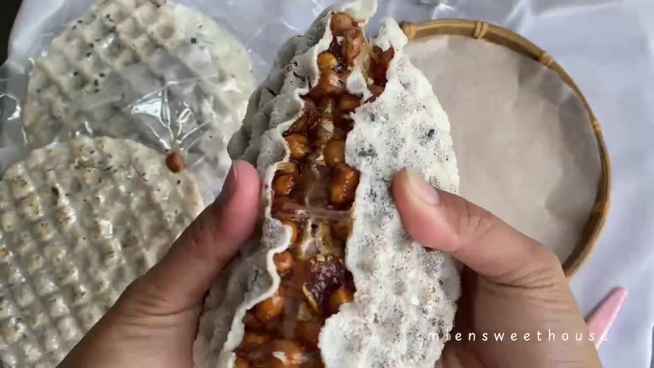 ピーナッツライスペーパーキャンディ - Kẹo Cu-đơ Hà Tĩnh - Hà Tĩnh の cu đơ キャンディ