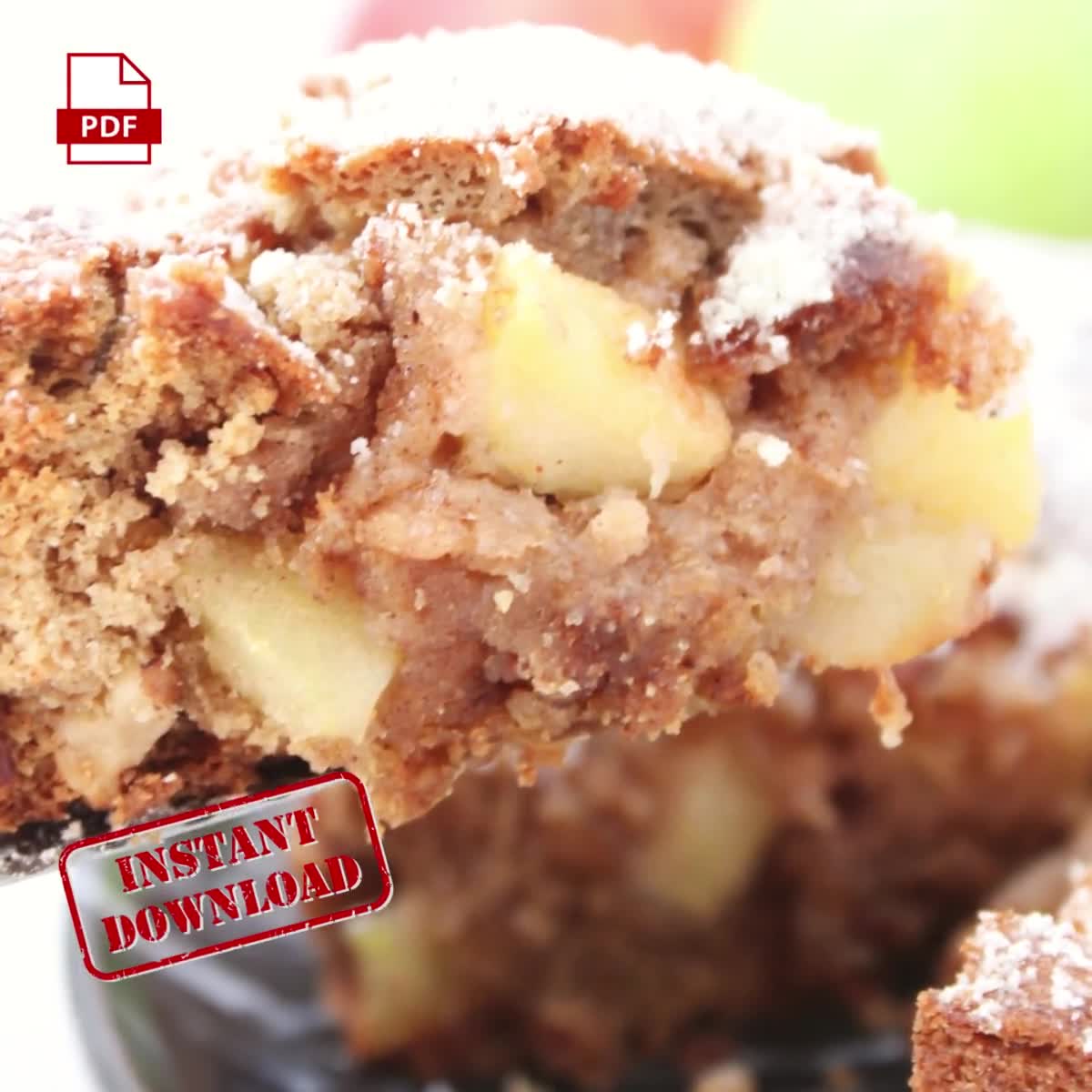 LA MEJOR RECETA Pastel de manzana y nueces en freidora de aire