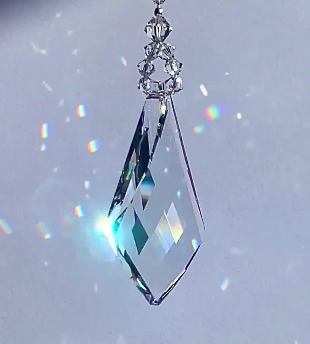 クリアヴィンテージ スワロフスキークリスタル サンキャッチャー ロゴ