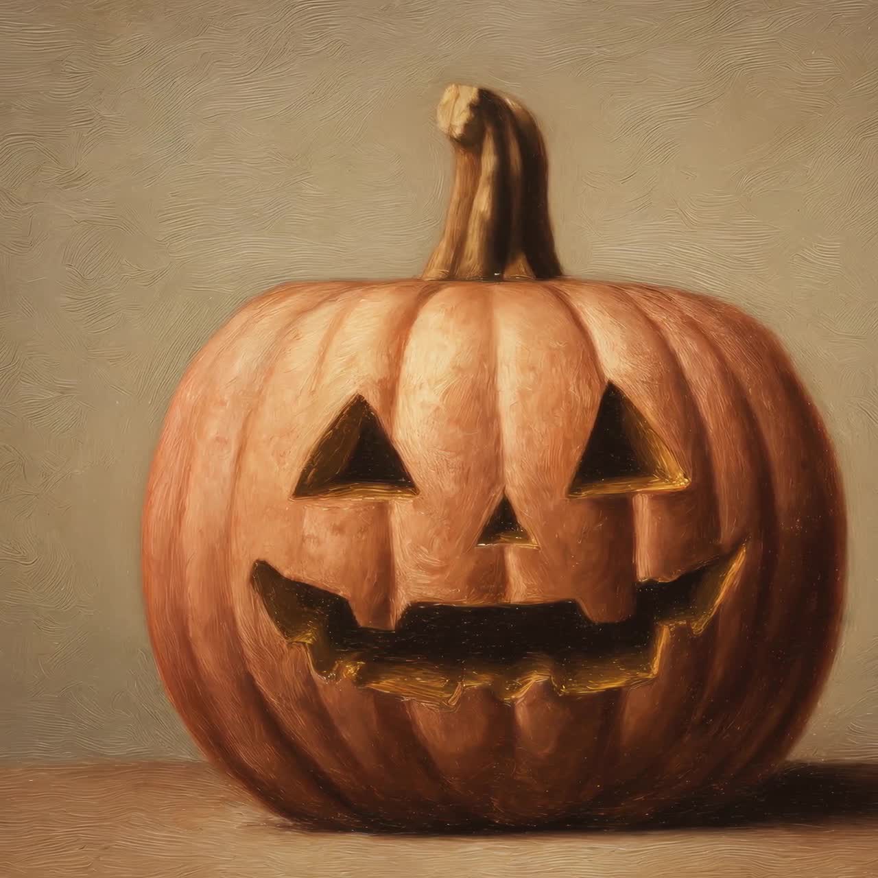 ハロウィンパンプキン Samsung フレーム TV アート、不気味なデジタル