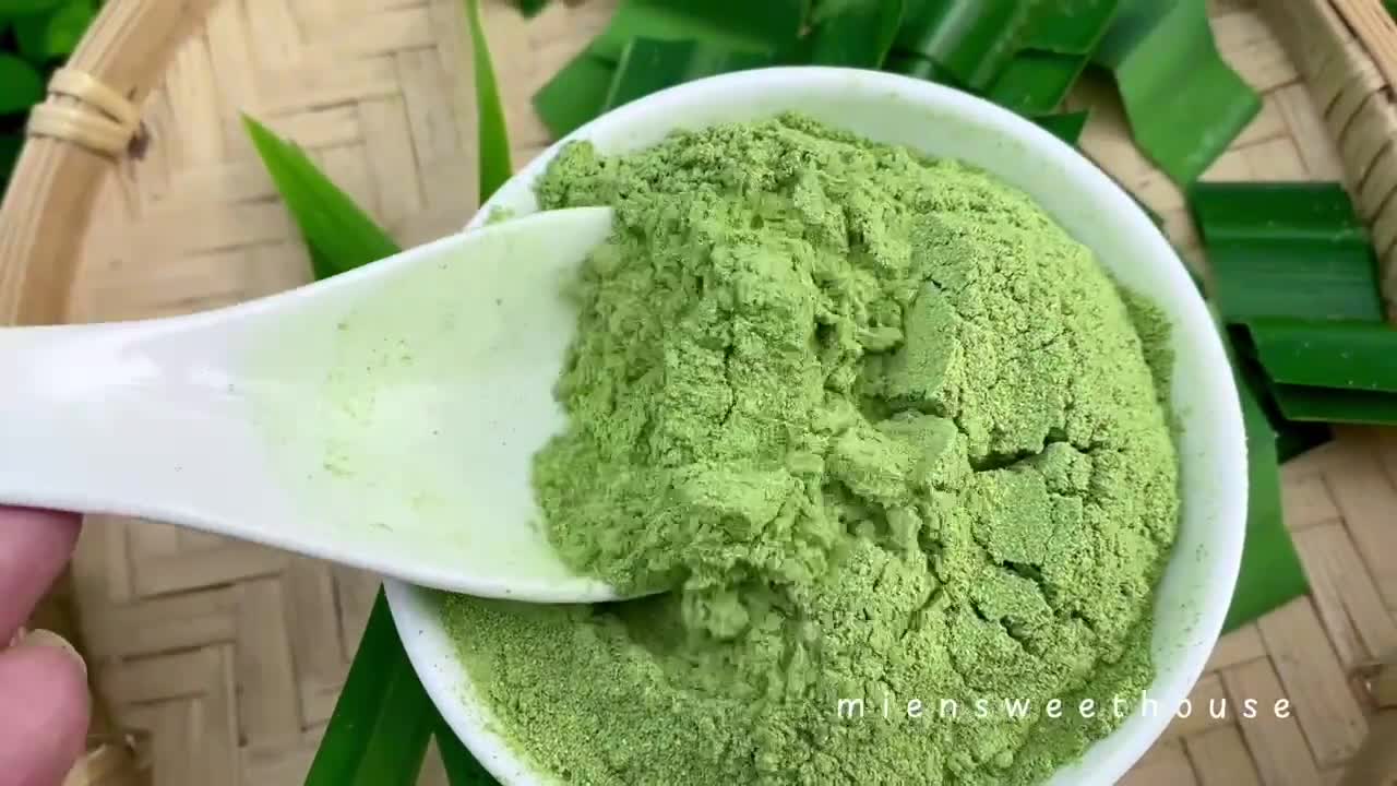 パンダンパウダー - 乾燥パンダンリーフ - Bột lá dứa - ベトナム料理