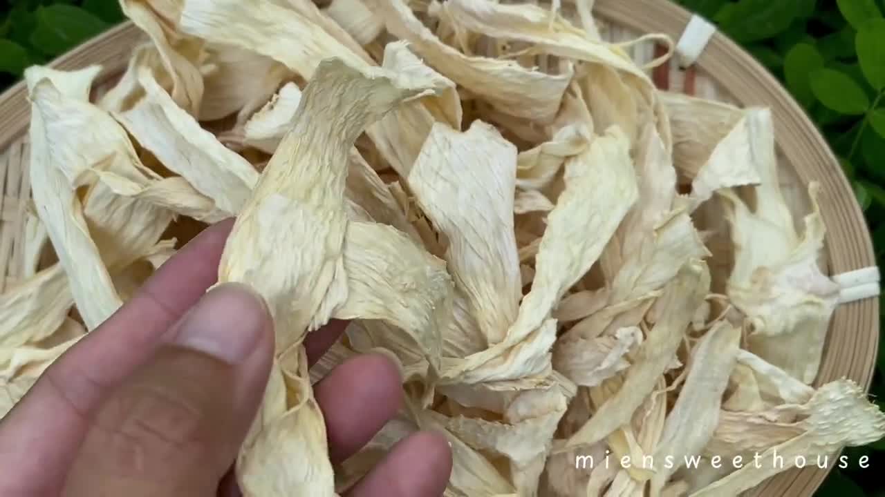 乾燥ココナッツコア、Củ hủ dừa sấy khô：ベトナムサラダの材料（50g