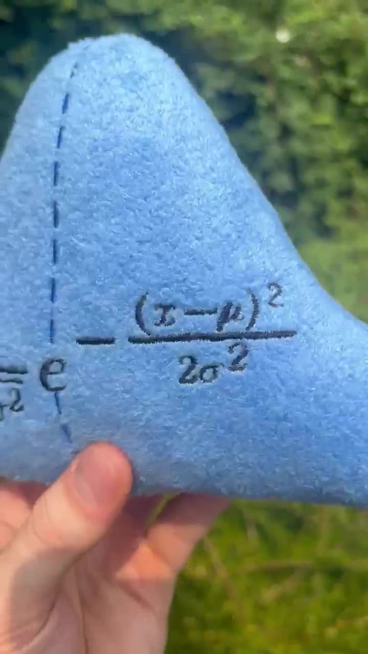 Normal Distribution Plushie: Handcrafted Statistics Gift For Data Scientist video poster