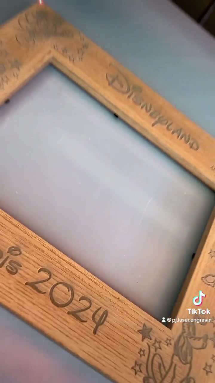 Personalized Engraved Disneyland Photo Frame, Disney Gift - Etsy