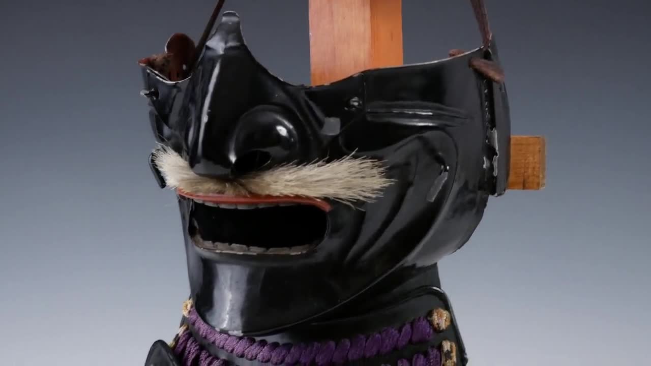 【着用可能】手作り半頬　面頬　武具　鎧兜　甲冑　等身大　mempo mask 2025年最新】甲冑 面頬の人気アイテム - メルカリ
