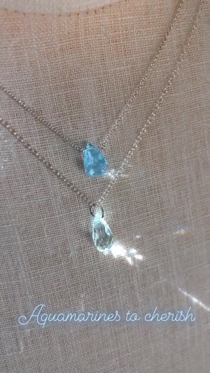 Aquamarine Pendant Necklace, 60.00 Carats