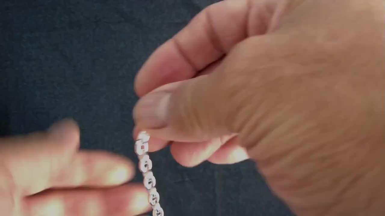 Handcrafted Sterling Silver Oval Link Bracelet - Artisan