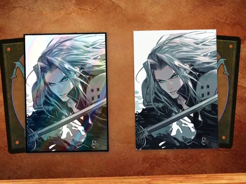 mtg sephiroth card sleeves Magic: The Gathering - Final Fantasy Protect your MTG collection with APEX Deck Protector Sleeves105 premium sleeves designed for standard Final Fantasy Variants Foil: Sephiroth,