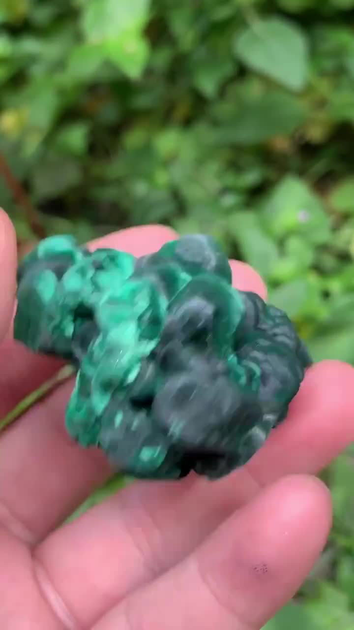 YOU PICK! Natural Fibrous Malachite Specimen/bubble Velvet