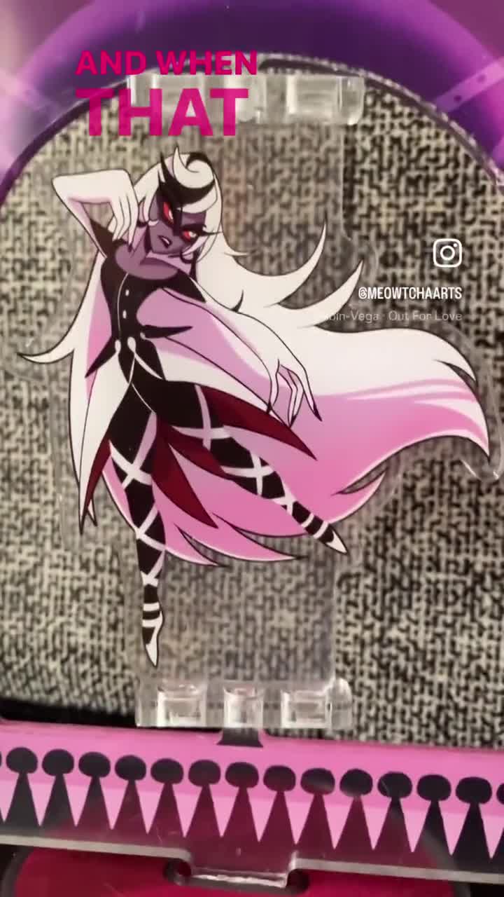 Out for Love Carmilla Carmine Rotating Acrylic Standee