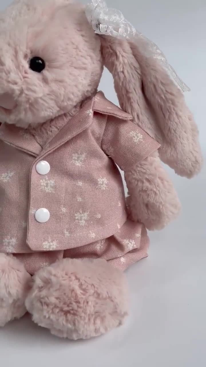 Conjuntos de conejito, pijama para conejito, tallas personalizadas, ideal para regalar o decorar, regalo único para hija. video poster