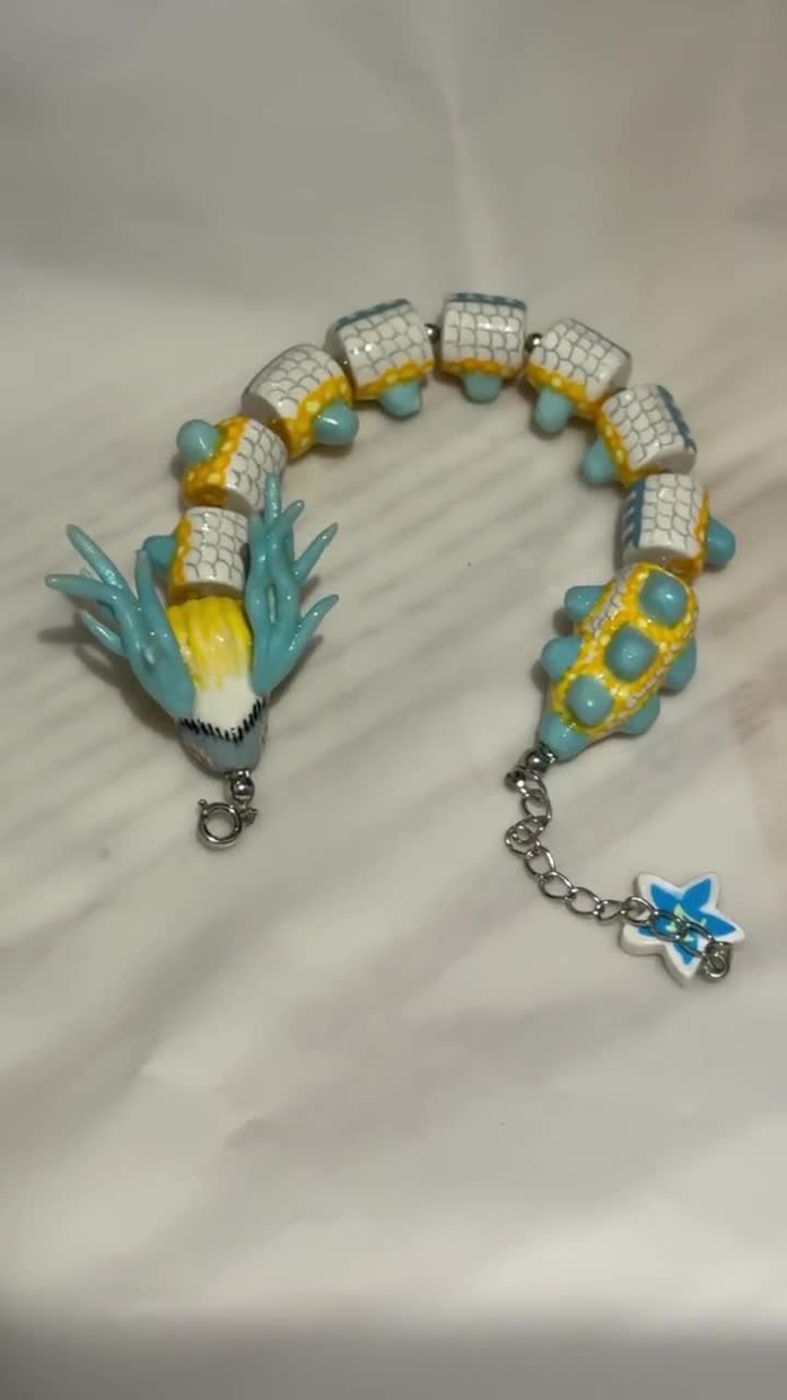 Bracelet Zelda - Pendentif œil Sheikah Slate - Cadeau Fan De Legend Of Zelda, Longueur 20.5 Cm