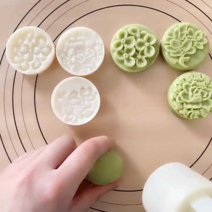 Techinal emporte-pièce moule à gâteau de lune Style chinois traditionnel  bricolage décoration de gâteau en plastique de qualité alimentaire chinois  forme ronde maison 