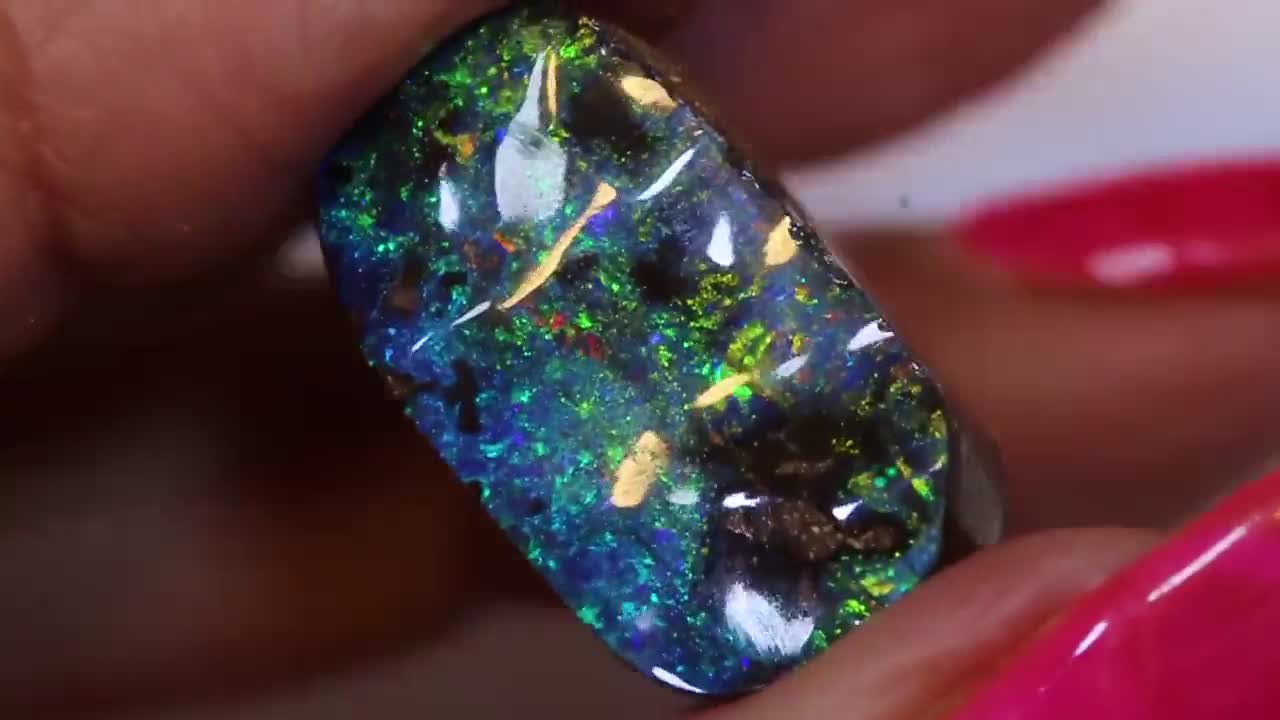 18.45 cts Boulder opal INV-344 -Investmentopals video poster