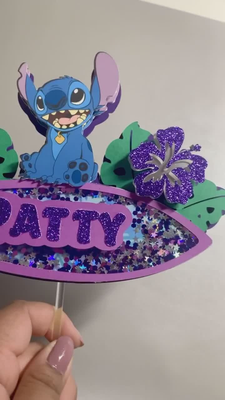 Lilo and Stitch Cake Topper,lilo and Stitch Decor,lilo and Stitch Favors,  Lilo and Stitch Centerpiece, Stitch Banner, Lilo and Stitch Labels 