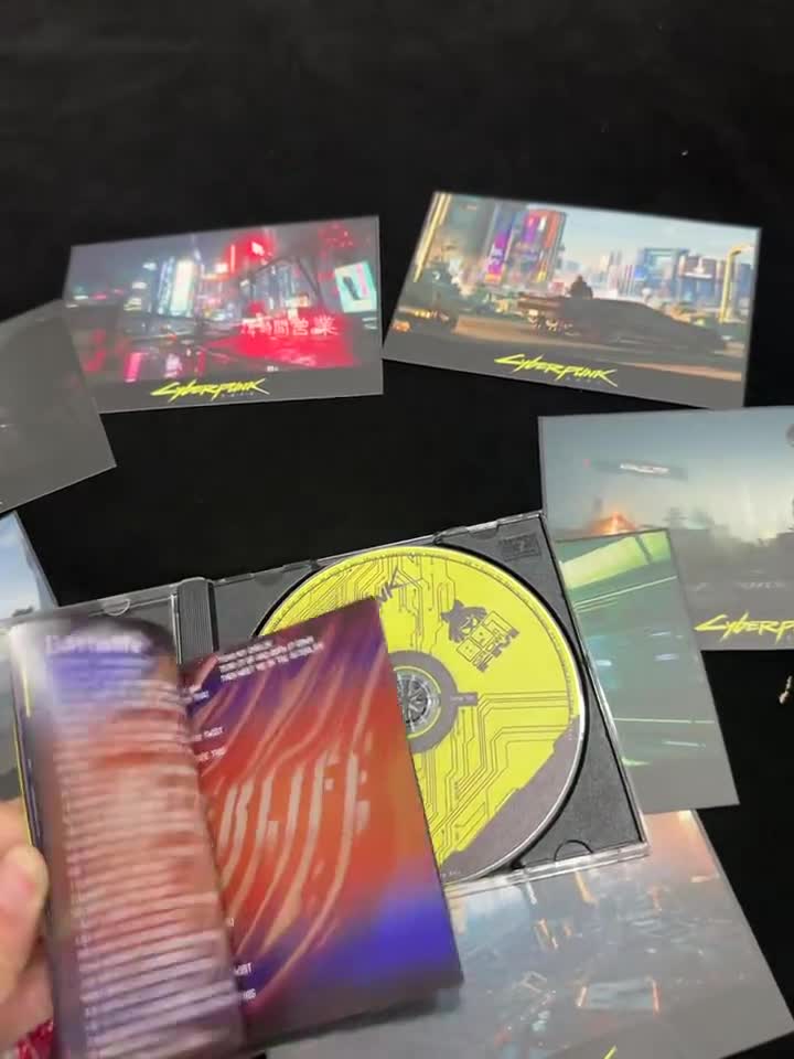 Cyberpunk 89.7 Growl Fm,playable Cd,vinyl Album,postcards