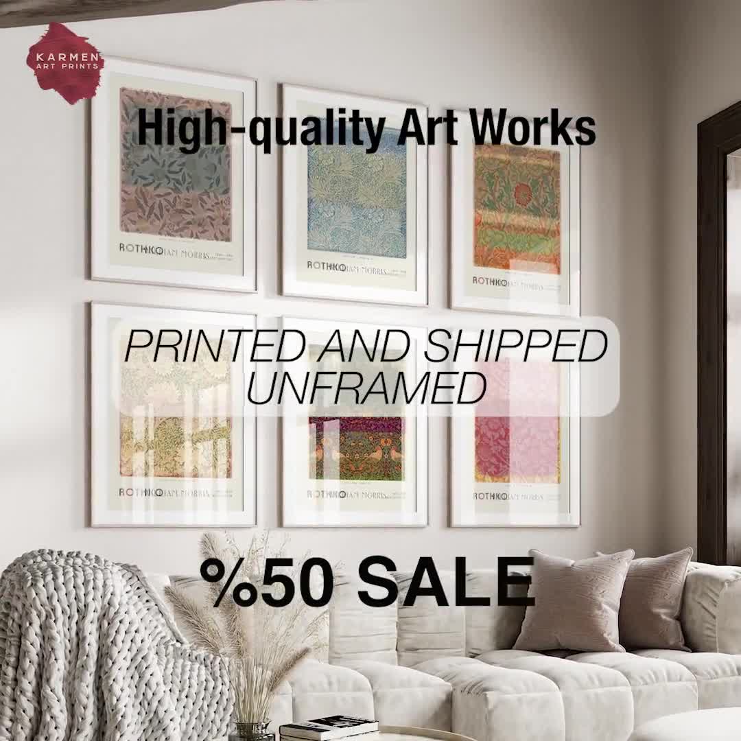 Bauhaus Yayoi Kusama Poster Set, Abstract Geometric Gallery Wall
