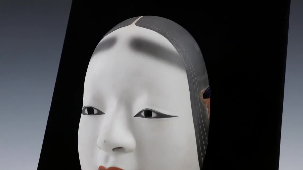 日本製ヴィンテージ陶器能面 小面（こおもて） -マスクと額縁- - Etsy 日本