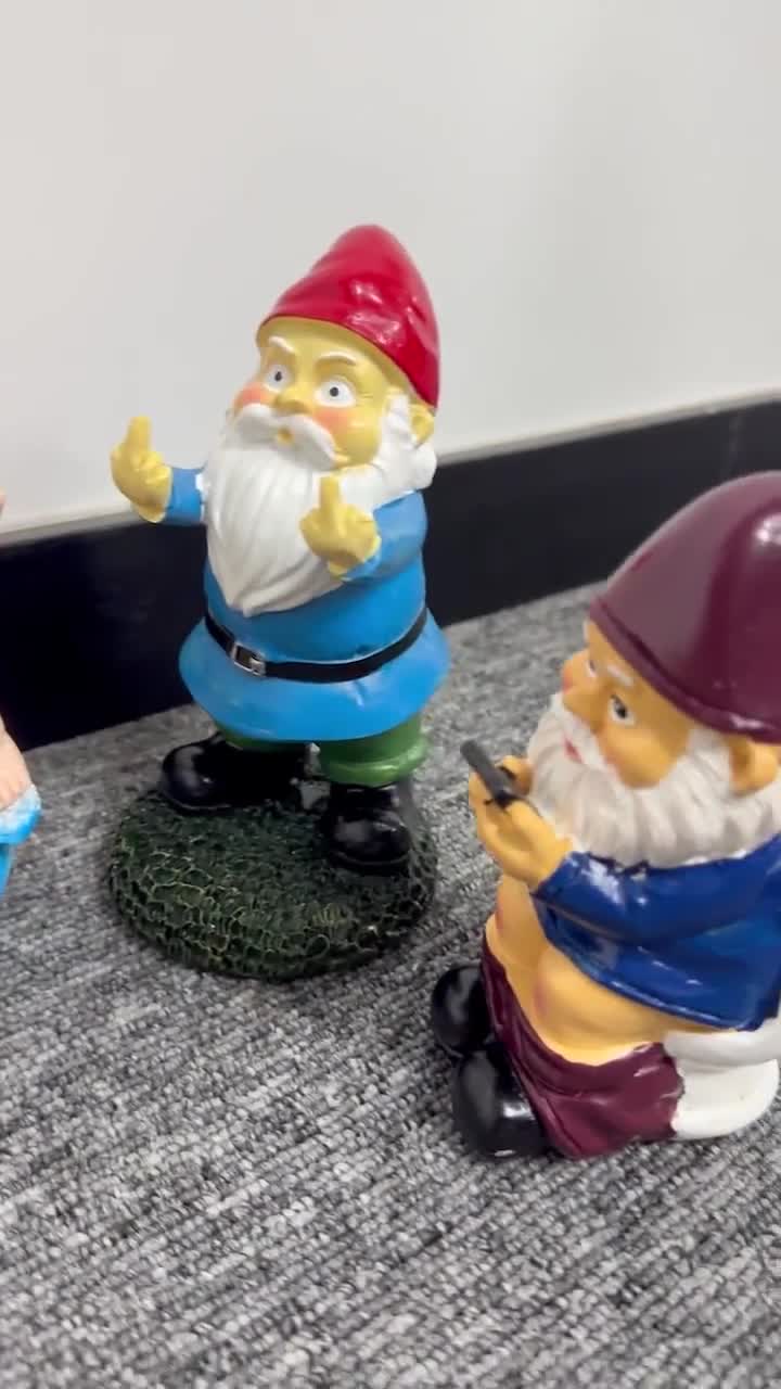 VERDELOOK Statue Nano De Jardin En Polyrésine. Robuste Et