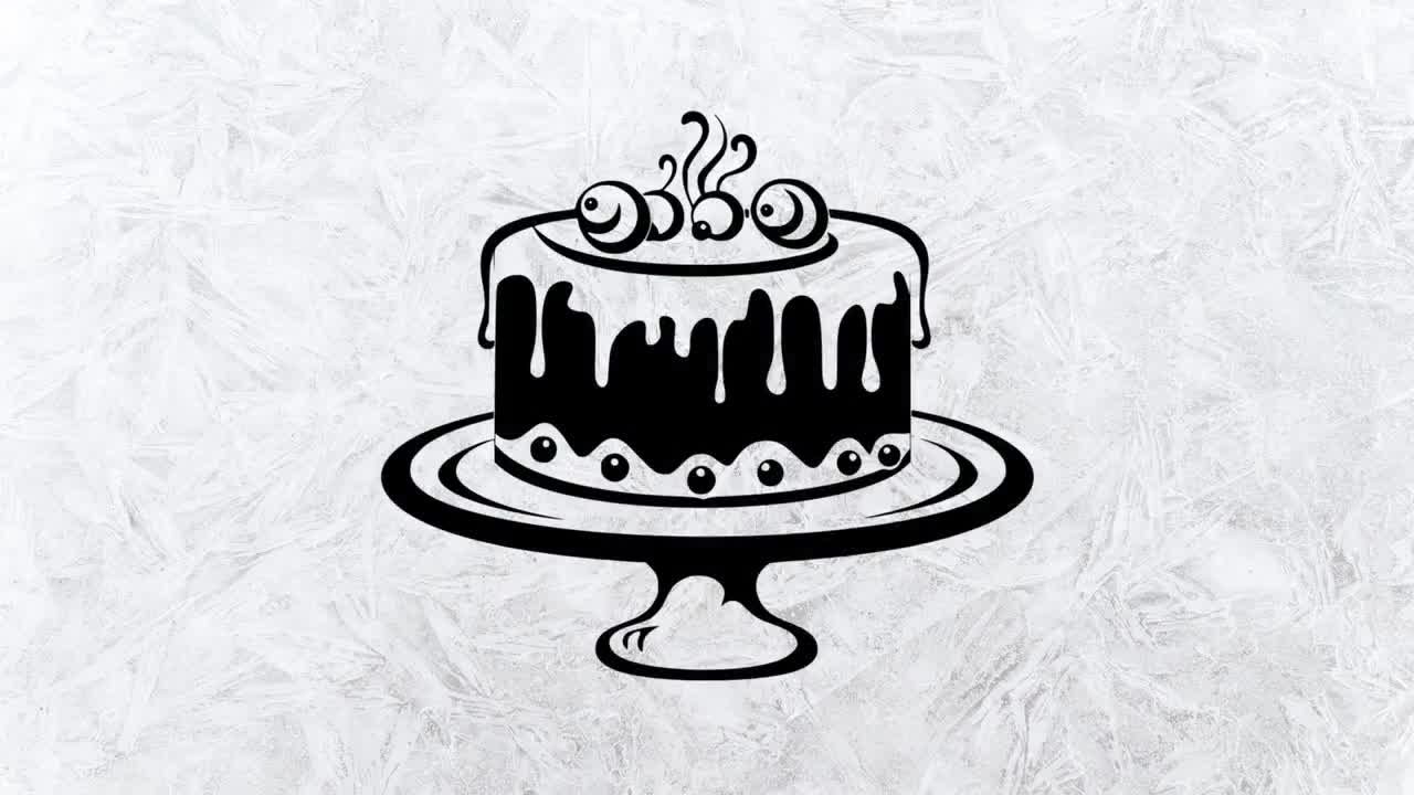 Birthday Cake SVG File for Cricut, Silhouette, and Laser Machines