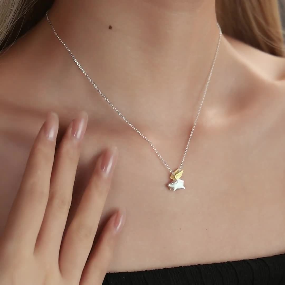 Entrega En 24 Horas] Collar De Los Hombres De Moda Colgante De Cadena Cubana Gengar Estilo De Dibujos Animados Oro Y Plata De Metal I.441014611