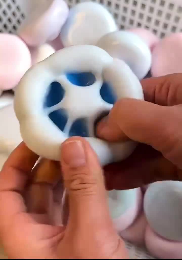 6 Bolas Anti-Estrés De Arena Pegajosa – Squishy Moldeables Para Aliviar La Ansiedad – Juguete Sensorial Para Niños Y Adultos